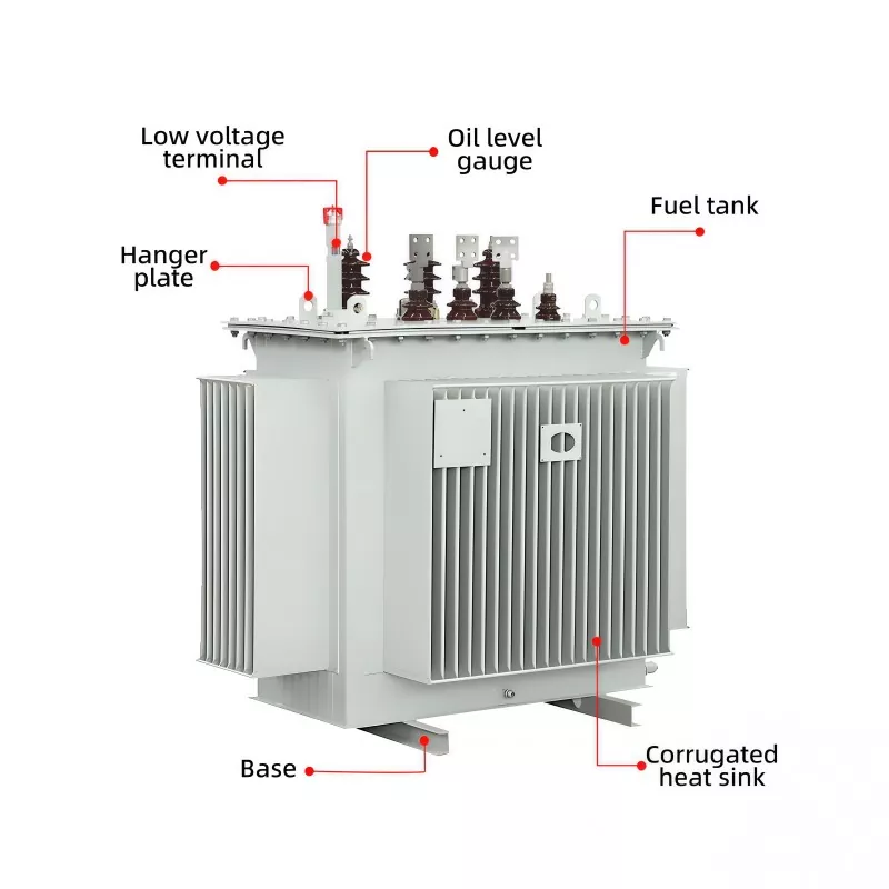 11KV įvestis 0,4KV išvestis Trifazis alyvos transformatorius